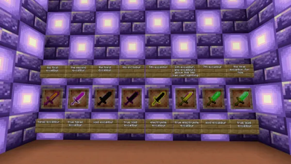 Excalibur sword variants
