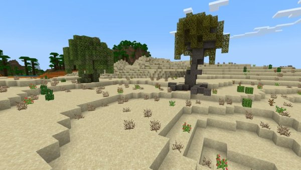 New trees in the Desert Biome