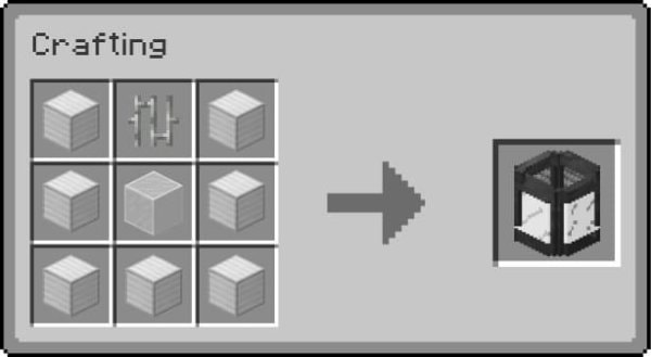 Craft recipe for XP Storage.