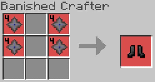 Craft Recipe for Banished Boots