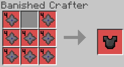 Craft Recipe for Banished Chestplate