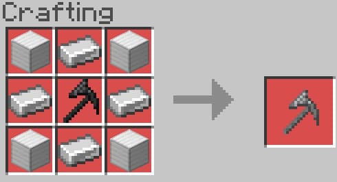 Craft Recipe for Iron Haxel