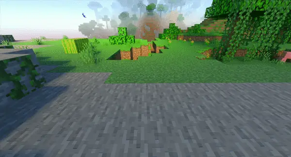 Creeper spawn and explode animation