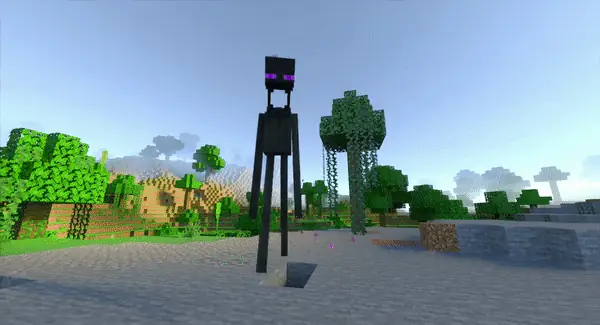 Enderman attack animation