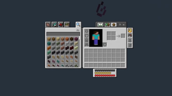 Player inventory with addon (screenshot 2)