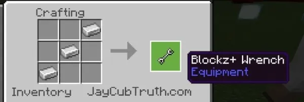Blockz+ Wrench Recipe