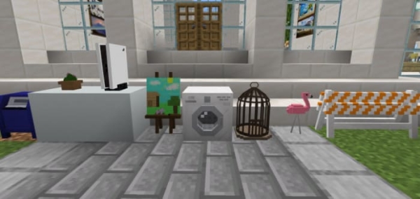 Playstation 5, washing machine and other blocks