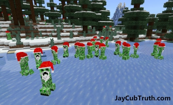 Creeper Claus resource pack (screenshot 3)