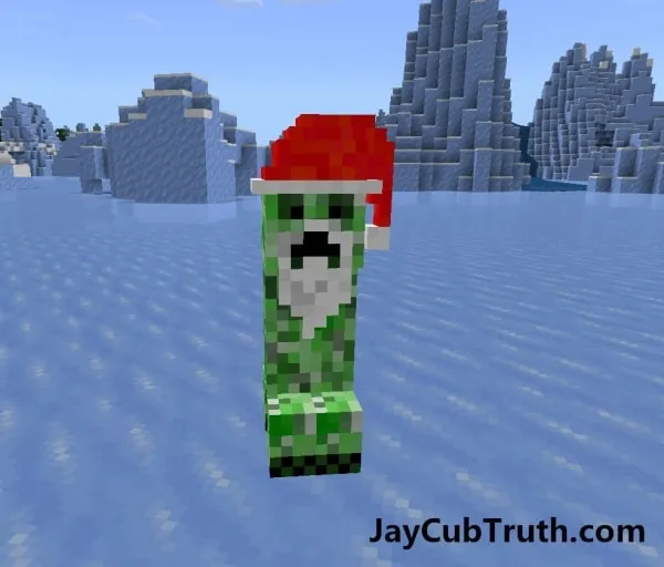 Creeper Claus with hat