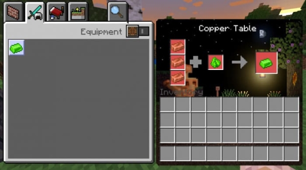 Copper Table Interface