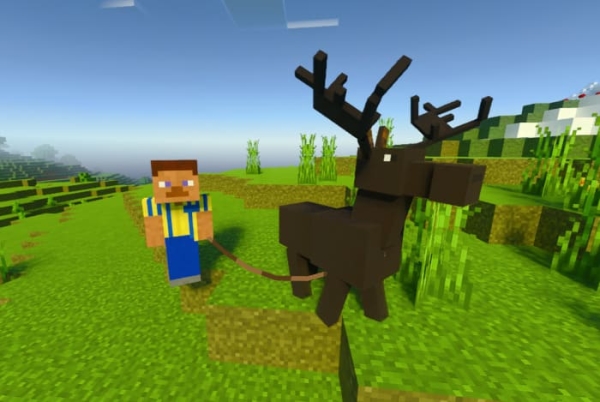 Sven and his moose.