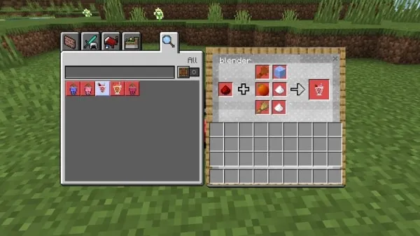 Blender block interface