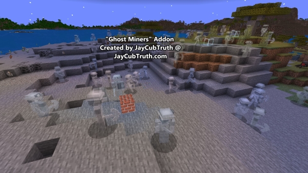Ghost Miners mobs on the ground (screenshot 2)