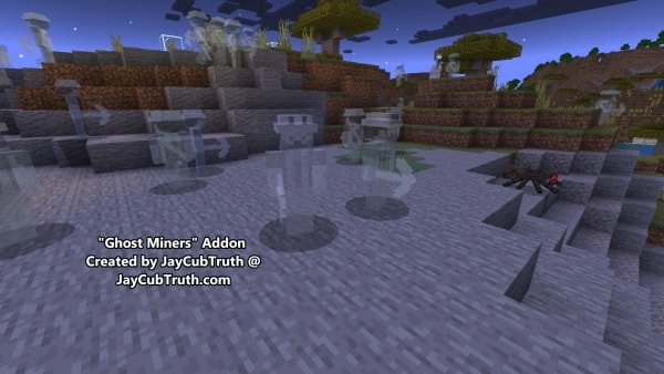 Ghost Miners mobs on the ground (screenshot 3)