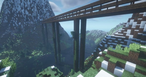 Screenshot of a huge bridge