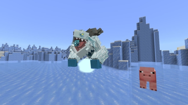 The Frostmaw and pig
