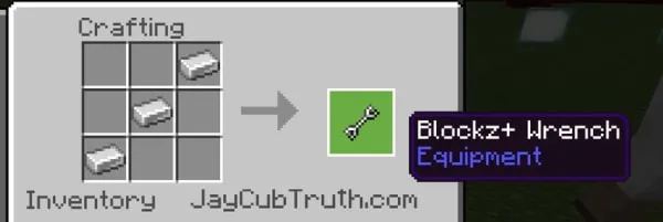 Blockz+ Wrench recipe
