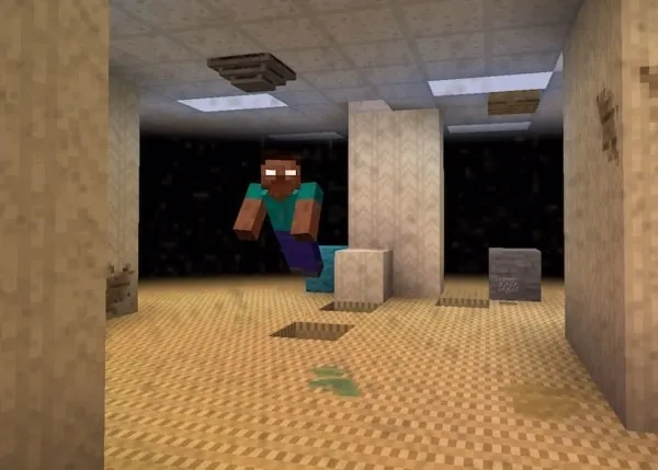 Flying Herobrine