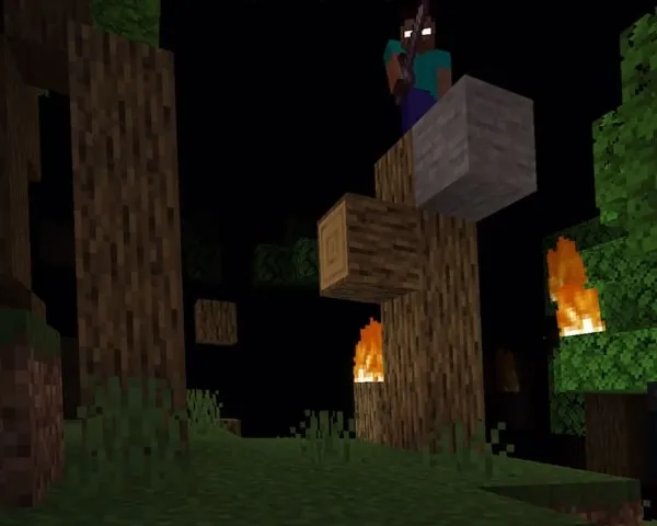 The Herobrine MiniGame Experience Addon (screenshot 1)