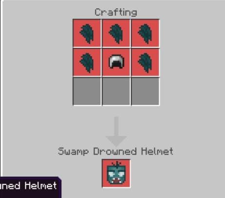 Swamp Drowned Helmet recipe