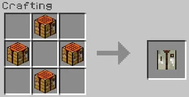 Sign Crafting Table recipe