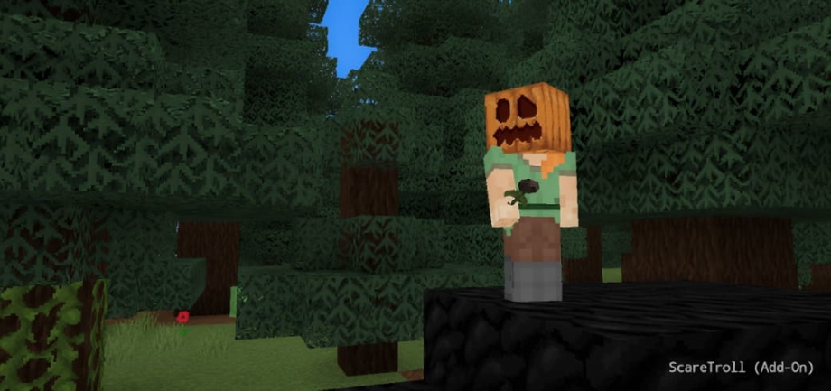 Thumbnail: Scare Troll - Minecraft Bedrock Screamer (Add-On) [v1.16+]