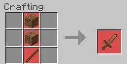 Dirt Sword recipe