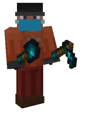 Equipped Tools: Echo Shovel & Hoe