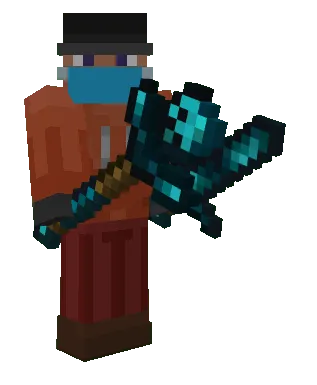 Equipped Weapons: Echo Staff & Sword