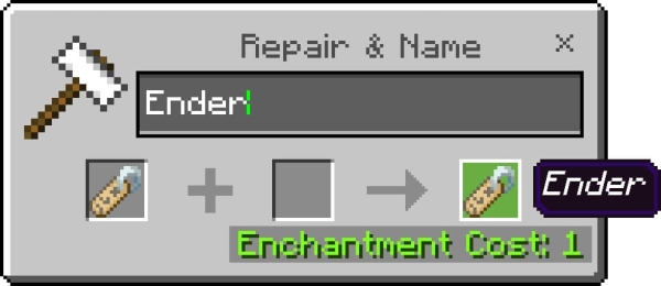 Name Tag with Ender