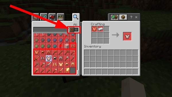 How to use the recipe book in the addon