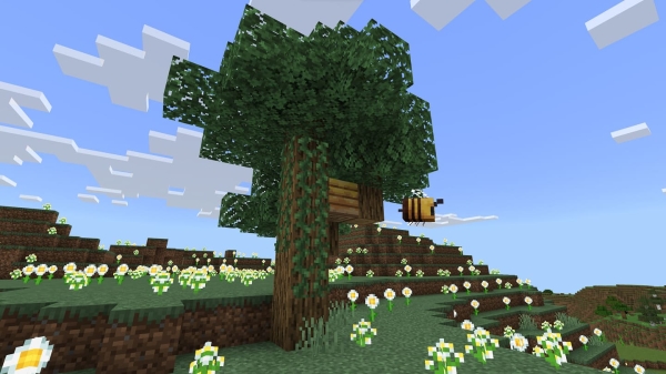 Oak Tree with Beehive: Screenshot