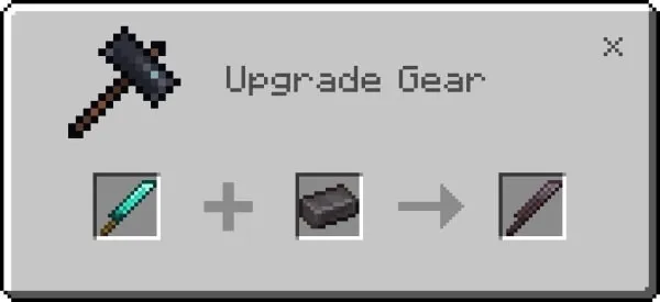 Netherite Machete recipe