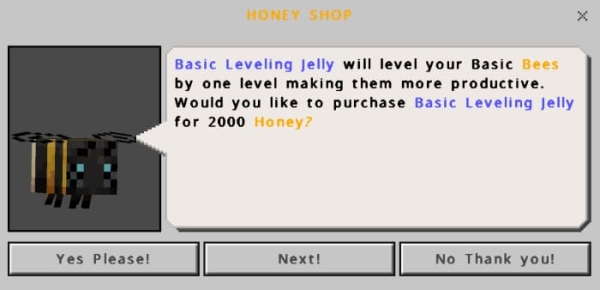 Basic Leveling Jelly shop