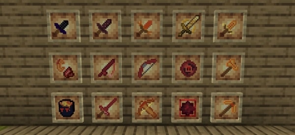 Pvp items.