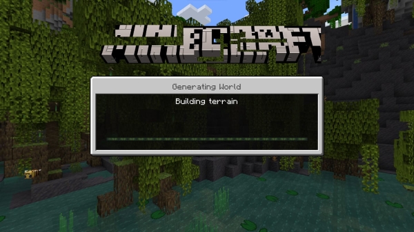 The Glitchy Minecraft Title