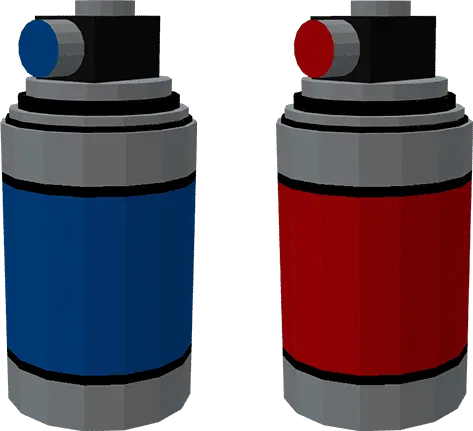 Blue and Red Spray Paint
