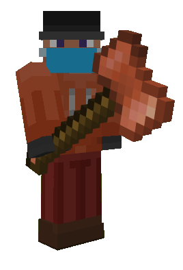 Equipped Normal Copper Hammer