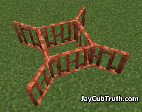 Diagonal Copper Bars