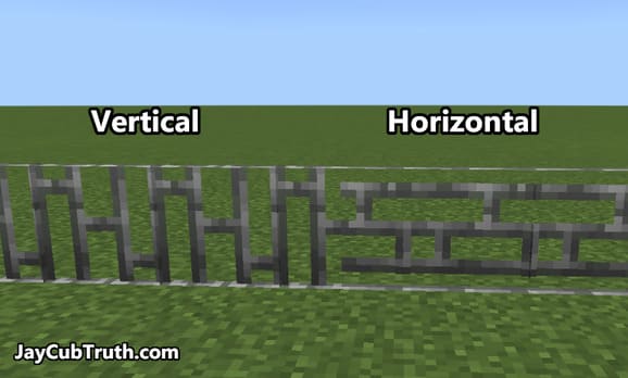 Vertical and Horizontal Iron Bars