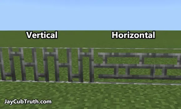 Vertical and Horizontal Iron Bars
