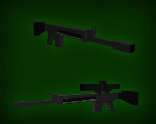 Barret M82A1 Default and with Scope