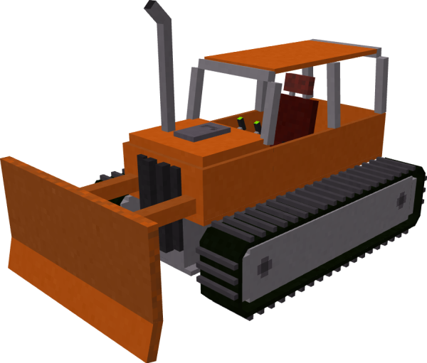 Orange Bulldozer