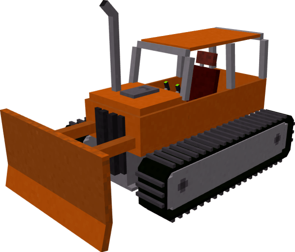 Orange Bulldozer