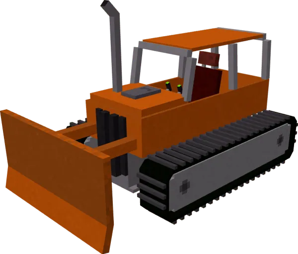 Orange Bulldozer