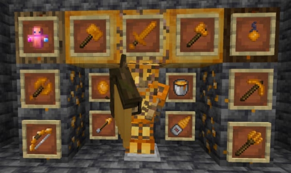 Amber Armor and Tools: Screenshot