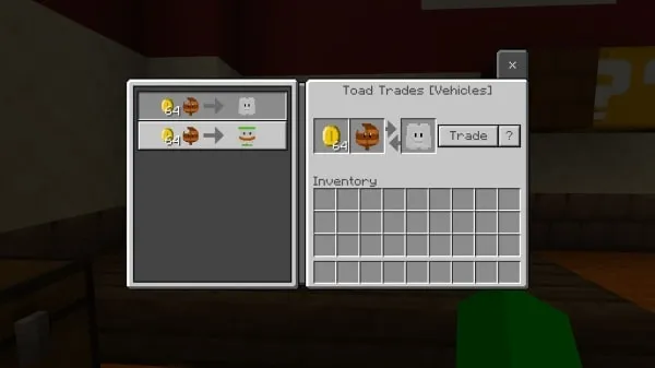 Toad Trades with Vehicles