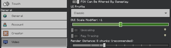Advanced viewing: GUI Scale Modifier.