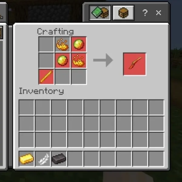 Blazing Knife recipe