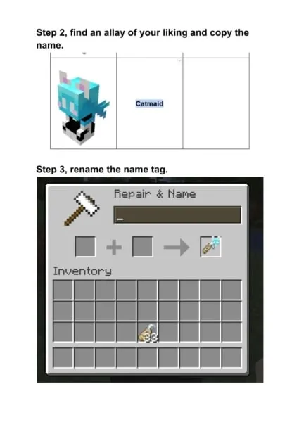 Pack O' Allay remaining guide (step 2)